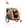 Shop Pet Bike Trailer - Orange & Grey | Hipo Market UK