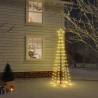 Illuminated Christmas Cone Tree - 180cm Warm White LEDs