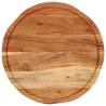 Chopping Board Ø40x2.5 cm Solid Acacia Wood - Essential Kitchen Tool