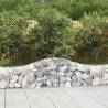 Arched Gabion Baskets 6 pcs 200x30x4060 cm Galvanised Iron Size 200 x 30 x 40/60 cm Quantity in Package 6 