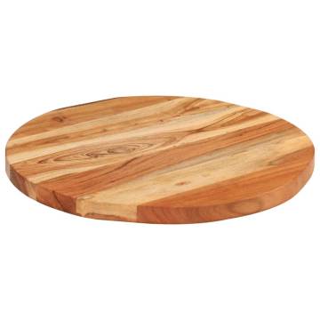 Chopping Board Ø40x2.5 cm Solid Acacia Wood - Essential Kitchen Tool