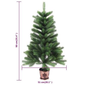 Pre-lit Christmas Tree with Ball Set - 90 cm Green | HipoMarket