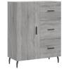 Highboard Grey Sonoma 69.5x34x180 cm - Stylish Storage Solution