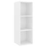 3 Piece White TV Cabinet Set - Stylish & Practical Storage