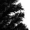 Artificial Pre-lit Black Christmas Tree 180 cm - Hipomarket