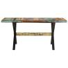 Industrial Dining Table 160x80 cm - Solid Reclaimed Wood