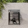 Outdoor Dog Kennel with Roof Steel 1.88 m² Size 103 x 198 x 128 cm Quantity in Package 1 