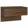 Wall-Mounted Bedside Cabinets - 2 Pcs Brown Oak | HiPoMarket