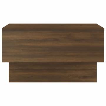 Wall-Mounted Bedside Cabinets - 2 Pcs Brown Oak | HiPoMarket