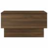 Wall-Mounted Bedside Cabinets - 2 Pcs Brown Oak | HiPoMarket