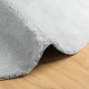 Soft & Washable Grey Rug HUARTE - Ø 120 cm | HipoMarket