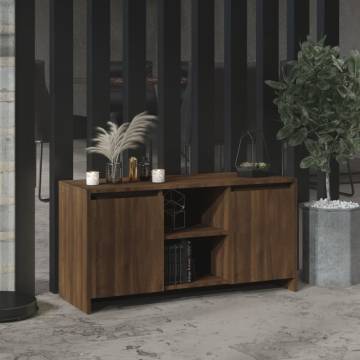 Stylish Brown Oak TV Cabinet - 102x37.5x52.5 cm | HipoMarket