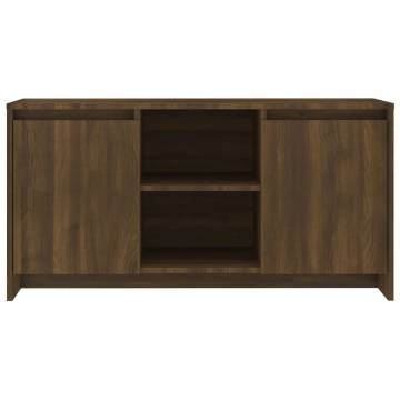 Stylish Brown Oak TV Cabinet - 102x37.5x52.5 cm | HipoMarket