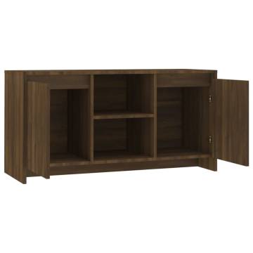 Stylish Brown Oak TV Cabinet - 102x37.5x52.5 cm | HipoMarket