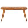 Garden Table 150x90x75 cm - Solid Acacia Wood - Hipomarket