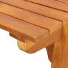 Garden Table 150x90x75 cm - Solid Acacia Wood - Hipomarket