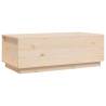 Elegant Solid Wood Pine Coffee Table - 100x50x35 cm