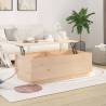 Elegant Solid Wood Pine Coffee Table - 100x50x35 cm