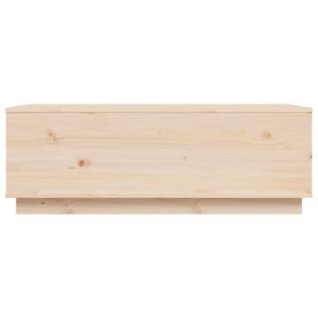 Elegant Solid Wood Pine Coffee Table - 100x50x35 cm