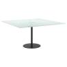 Stylish 80x80 cm Marble Design Table Top - Tempered Glass