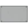 Wall-Mounted Magnetic Board Black 100x60 cm - Durable Glass