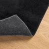 Rug HUARTE Short Pile Soft Black 140x200 cm – Hipomarket UK