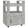 Kitchen Trolley Concrete Grey - Stylish Storage Solution