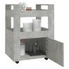 Kitchen Trolley Concrete Grey - Stylish Storage Solution