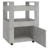 Kitchen Trolley Concrete Grey - Stylish Storage Solution