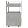 Kitchen Trolley Concrete Grey - Stylish Storage Solution