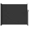 Retractable Side Awning Black 160x500 cm - Privacy Screen