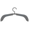 Extendable Clothes Hangers - 10 pcs Grey | Hipomarket UK