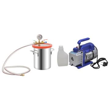 5.5L Vacuum Chamber with Single-stage Pump - Reliable & Durable