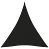 Sunshade Sail Oxford Fabric Triangular 5x7x7m Black - Hipomarket