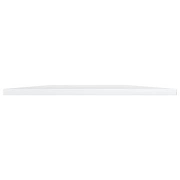 High Gloss White Bookshelf Boards - 8 pcs - 60x50x1.5 cm