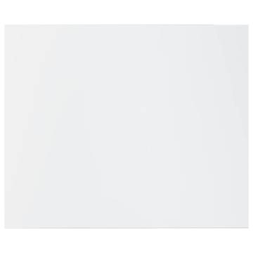 High Gloss White Bookshelf Boards - 8 pcs - 60x50x1.5 cm