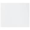 High Gloss White Bookshelf Boards - 8 pcs - 60x50x1.5 cm