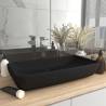 Luxury Basin Rectangular Matt Black 71x38 cm Ceramic Colour matte black 