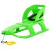 Green Sledge with Seat - Durable Fun for Kids | HipoMarket