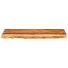 Bathroom Vanity Top Solid Acacia Wood 100x52cm | HipoMarket