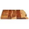 Bathroom Vanity Top Solid Acacia Wood 100x52cm | HipoMarket