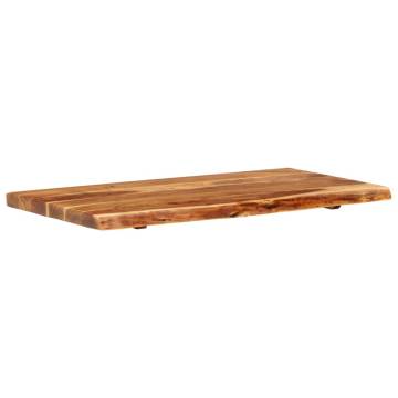 Bathroom Vanity Top Solid Acacia Wood 100x52cm | HipoMarket