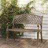 Garden Bench 102 cm Cast Aluminium Bronze Colour bronze Quantity in Package 1 Number of 