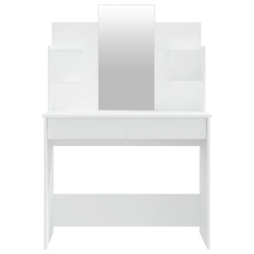 Stylish White Dressing Table Set - 96x40x142 cm | HipoMarket