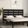 Headboard Black 180x3x80 cm Solid Wood Pine Colour black Size 180 x 80 cm Quantity in Package 1 