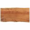 Rectangular Solid Wood Acacia Table Top - 80x40x2.5 cm