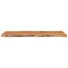 Rectangular Solid Wood Acacia Table Top - 80x40x2.5 cm