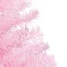 Artificial Pre-lit Pink Christmas Tree with Ball Set - 150 cm