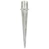 Ground Spikes 6 pcs Silver - Galvanised Steel 12x91 cm