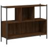 Stylish Brown Oak Bookcase - Ample Storage & Sturdy Design